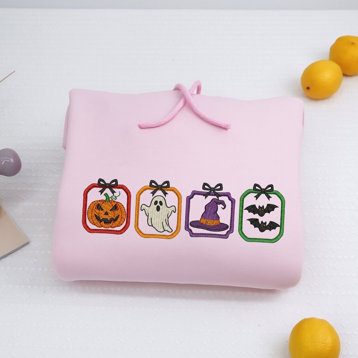 Spooky Season Halloween Hoodie - Cute Embroidered Sweatshirt - Perfect Halloween Gift