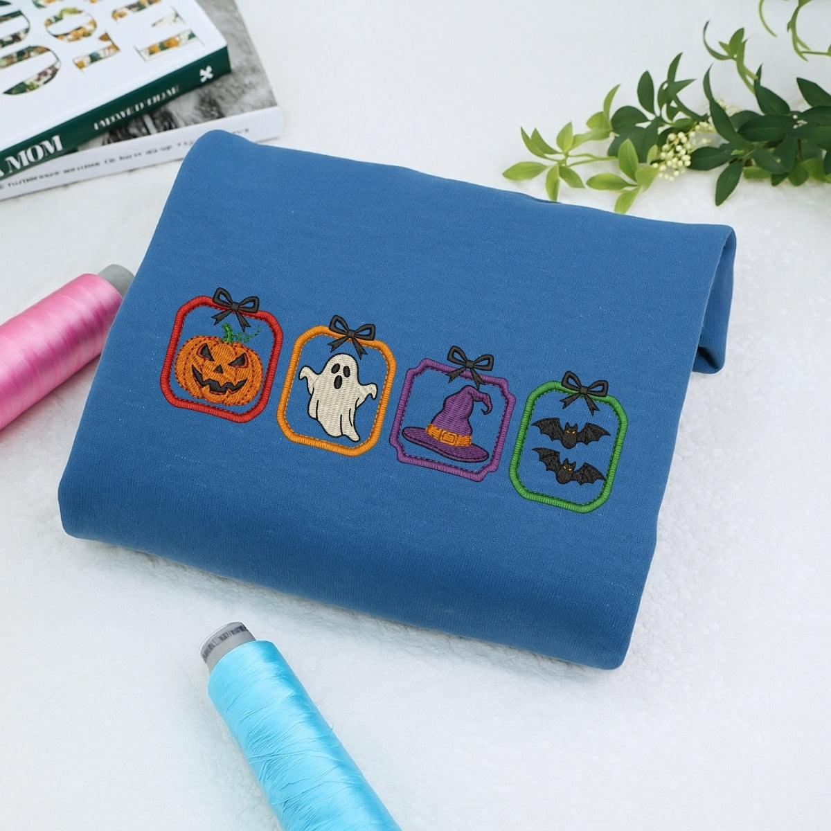 Spooky Season Halloween Hoodie - Cute Embroidered Sweatshirt - Perfect Halloween Gift