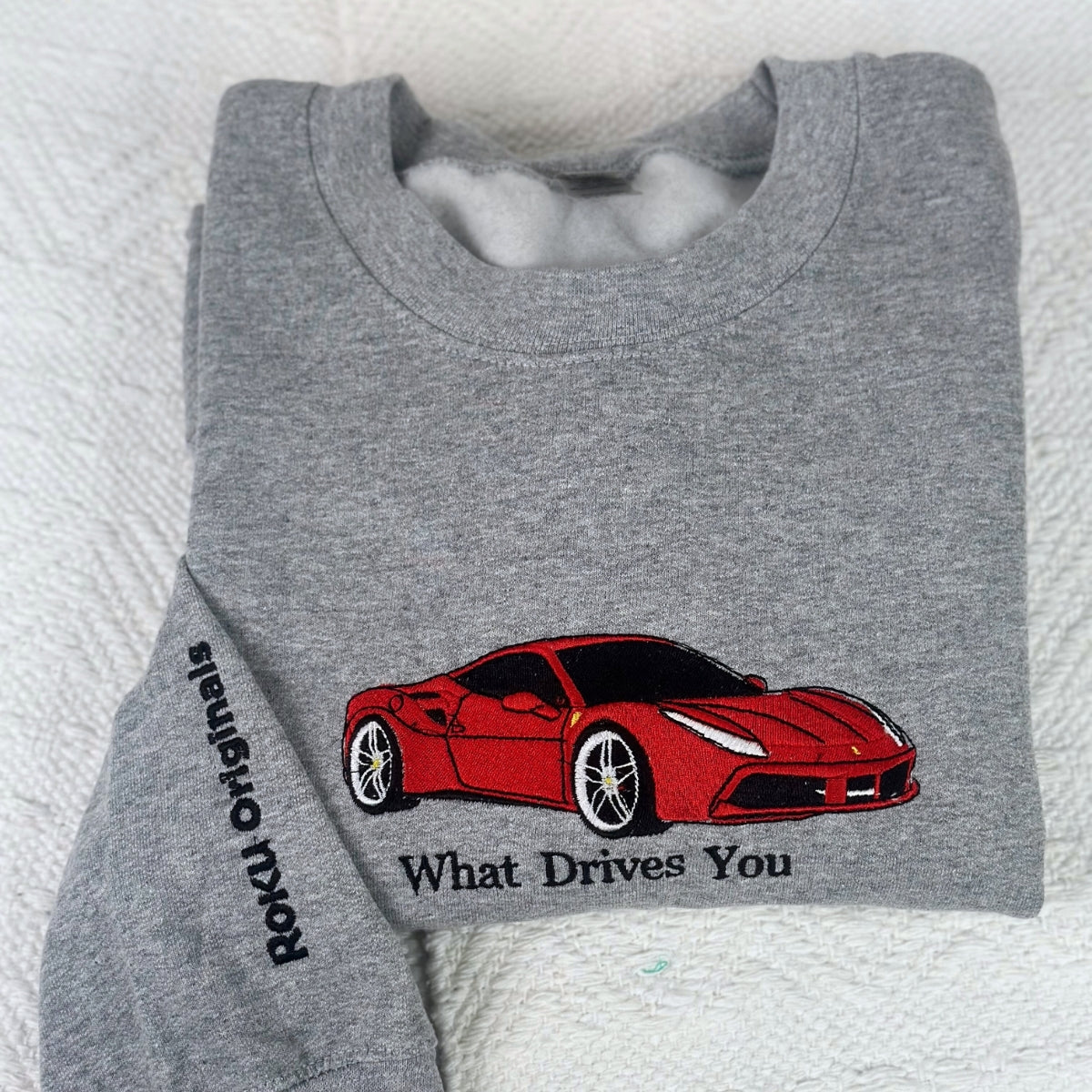 Sports Car Custom Hoodies - Performance Vehicle Embroidered Sweatshirts - Car Guy Gift