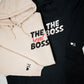 The Boss x The Real Boss Pocket Custom Embroidered Matching Hoodies For Couples