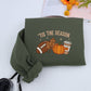 Tis The Season Fall Sweatshirt - Autumn Embroidered Hoodie - Perfect Halloween Gift